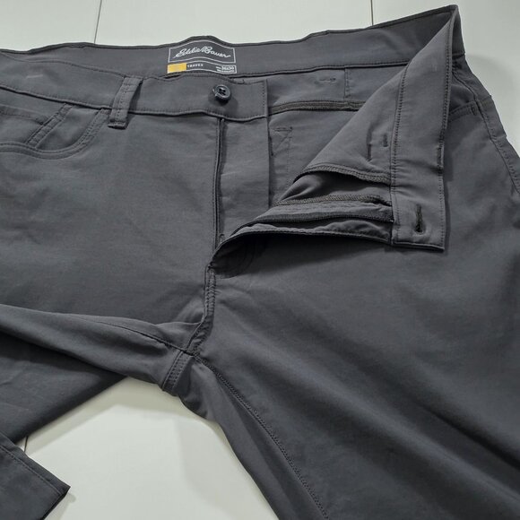 Eddie Bauer Travex Pants Men 36x30/27 Gray Pockets Stretch Outdoor Hiking Hemmed - Picture 11 of 16